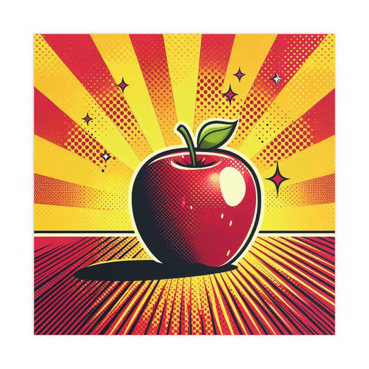 An Apple a Day Keeps the Doctor Away | Indoor and Outdoor Silk Poster