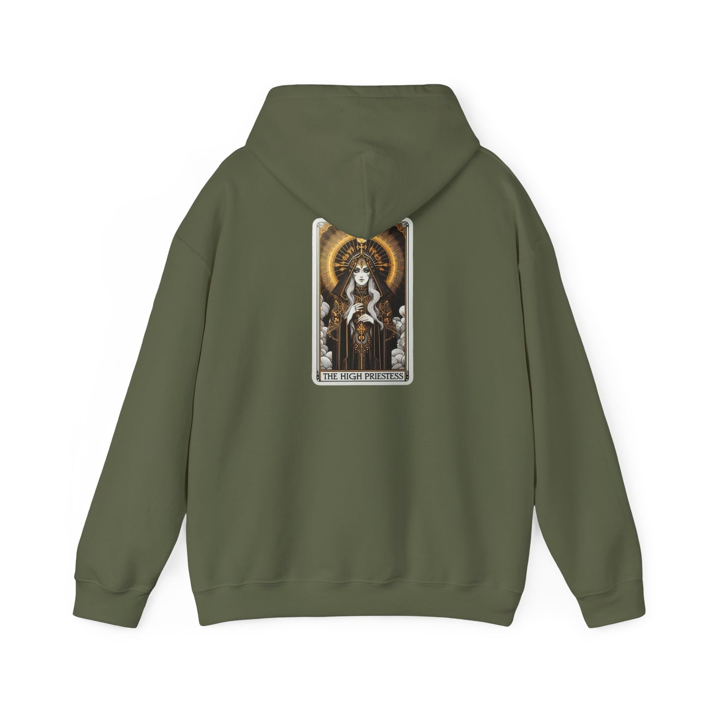 La Grande Prêtresse | Carte de Tarot | Sweat à capuche unisexe Heavy Blend™