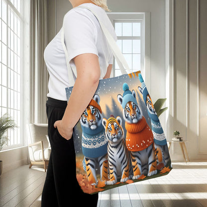 Tigers In Woolens | Tote Bag