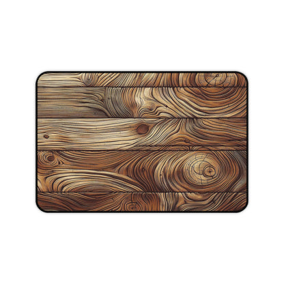 Natural Wooden Plank Design | Desk Mat