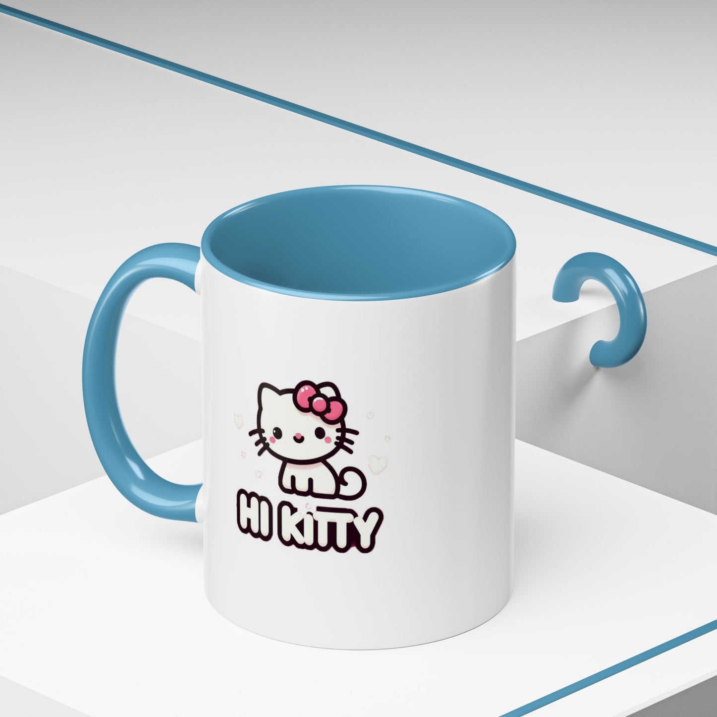 Taza de café con acento de Hi Kitty (11 oz y 15 oz)