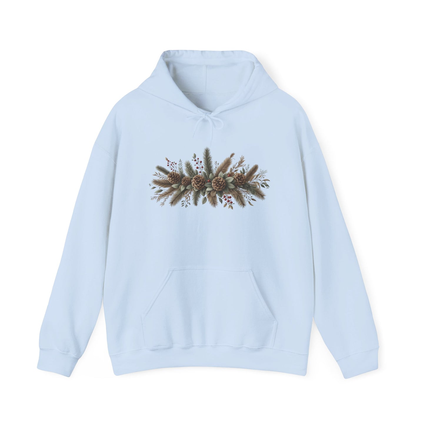 Pine Cones and Mistletoe | Unisex Heavy Blend™ Hooded Sweatshirt