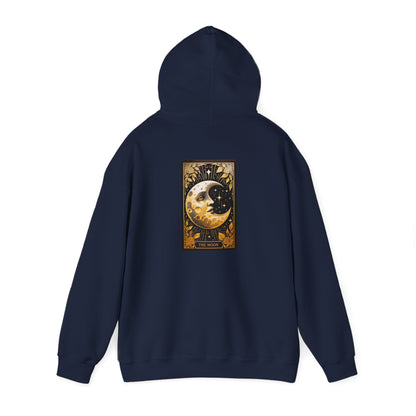 Sudadera unisex con capucha y estampado de cartas del Tarot de la Luna Heavy Blend™