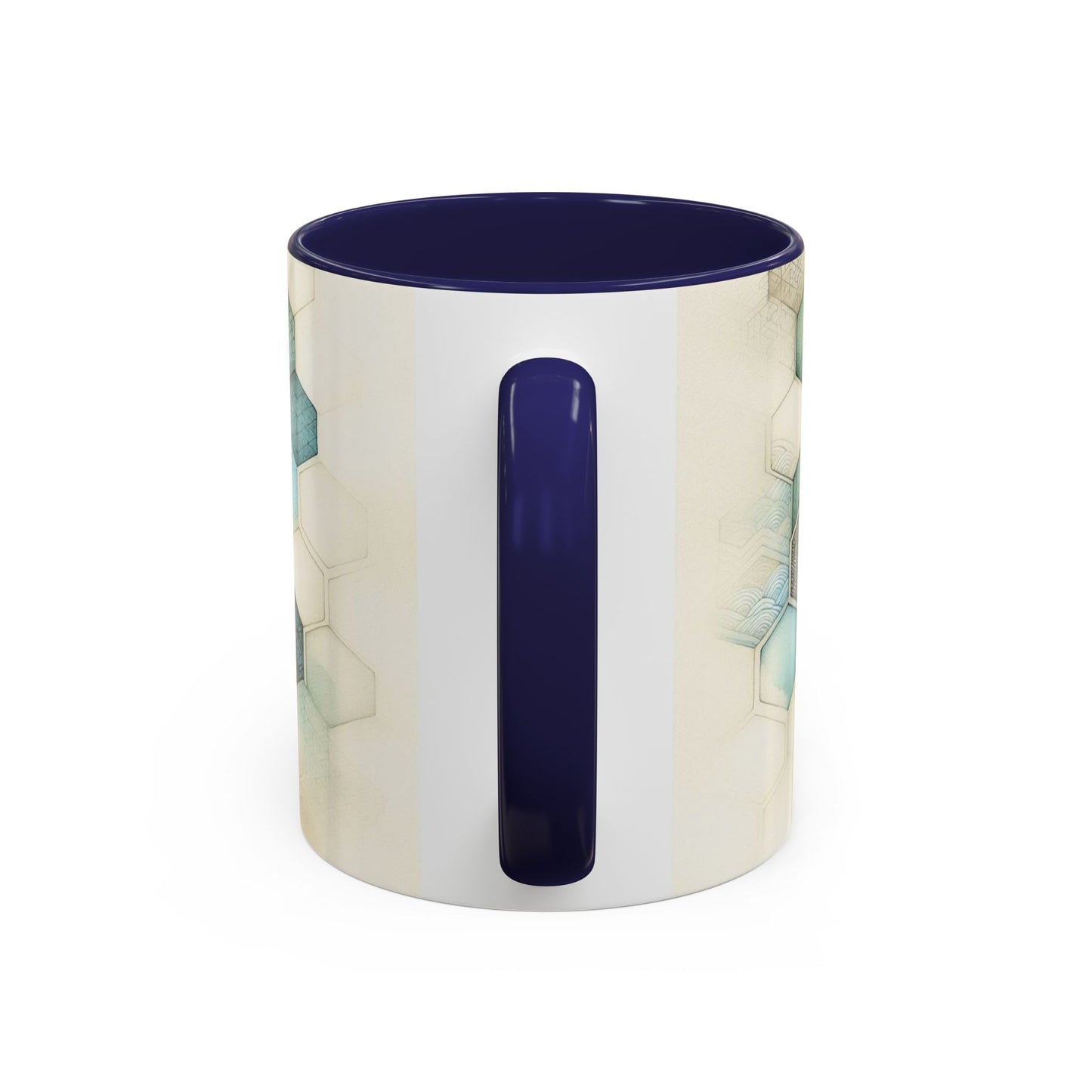 Calming Geometric Design | Accent Coffee Mug (11oz)