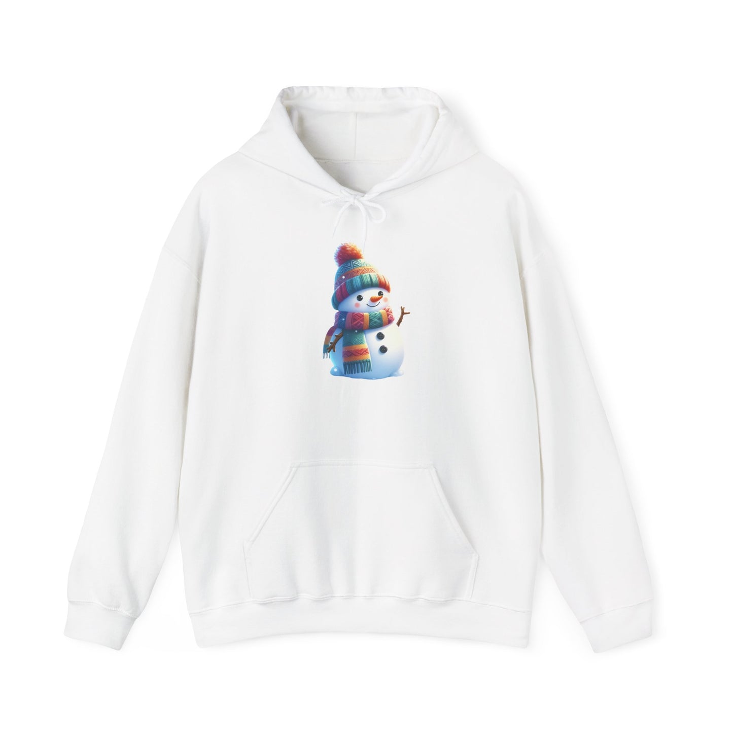 Snowman with a Muffler | Unisex Heavy Blend™ Hooded Sweatshirt