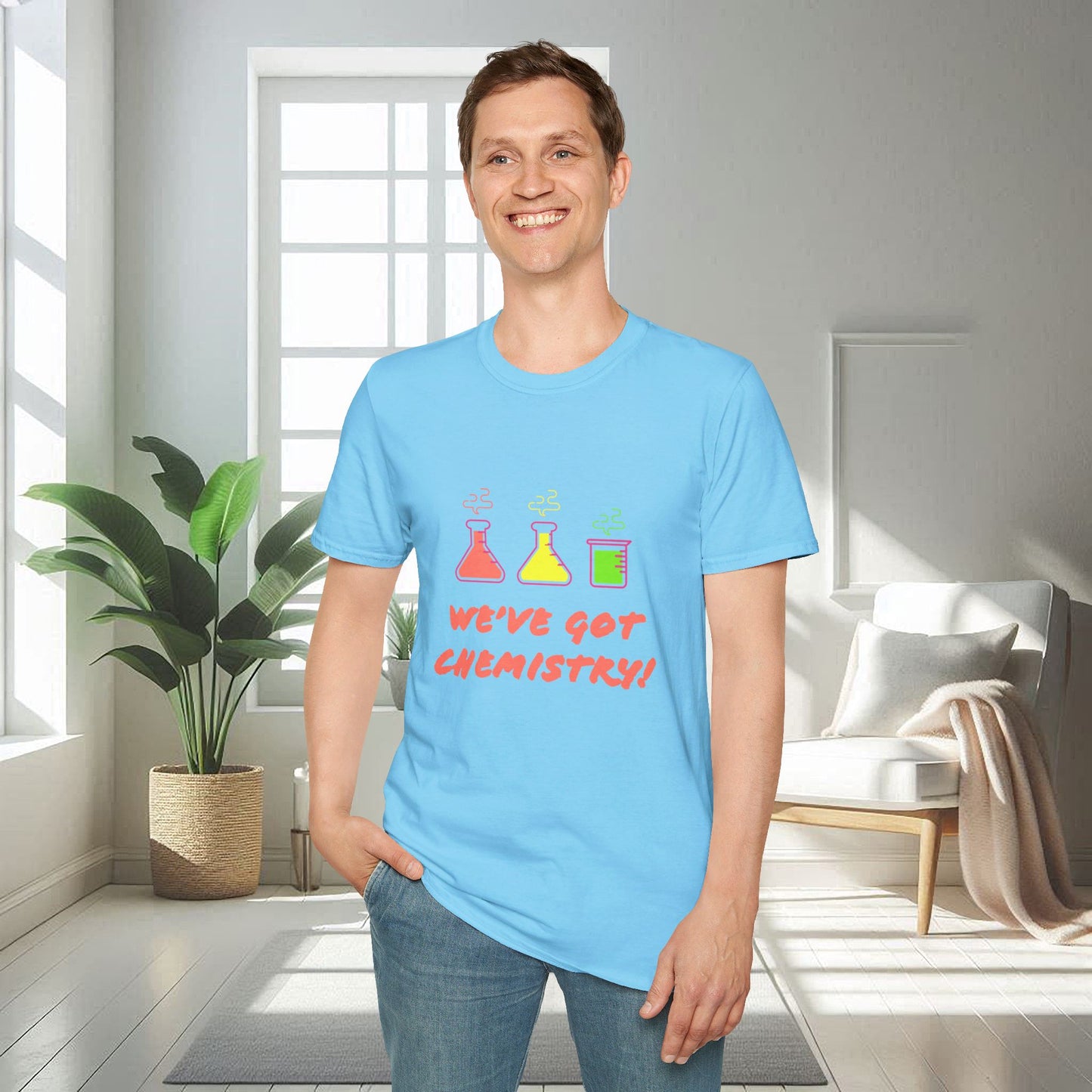 Nous avons de la chimie | T-shirt doux unisexe