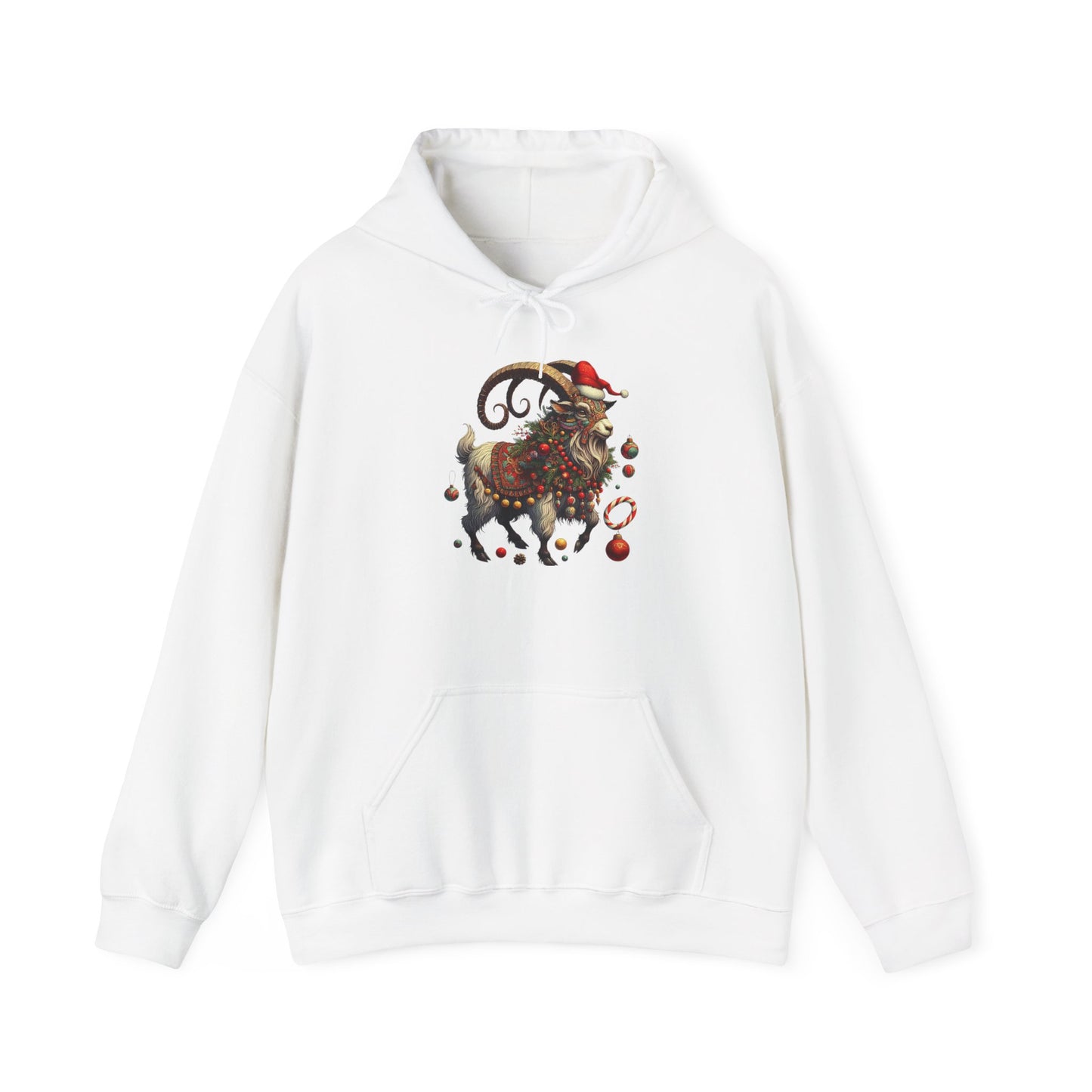 Festive Ram | Unisex Heavy Blend™ Hooded Sweatshirt