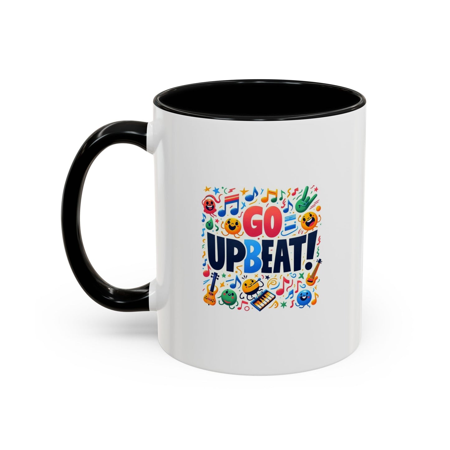 Go Upbeat! | Accent Coffee Mug (11, 15oz)