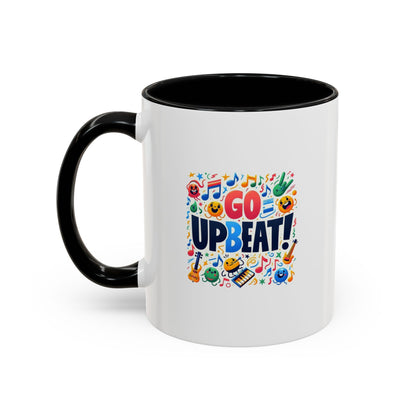 Go Upbeat! | Accent Coffee Mug (11, 15oz)