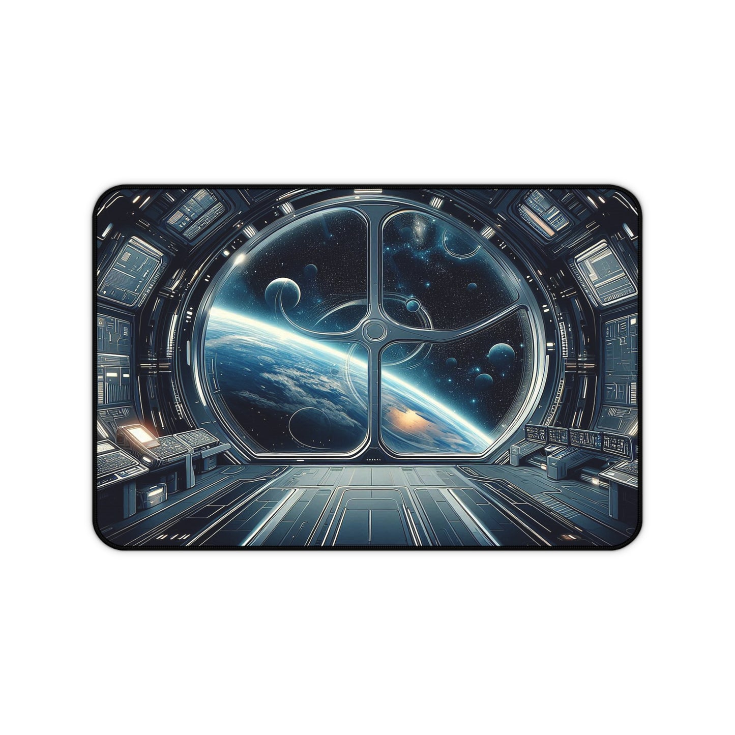 Earth View from Space Station | Desk Mat