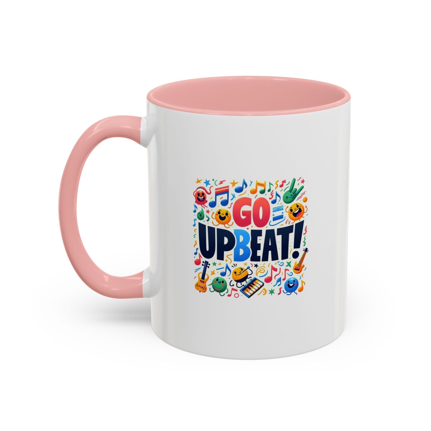 Go Upbeat! | Accent Coffee Mug (11, 15oz)