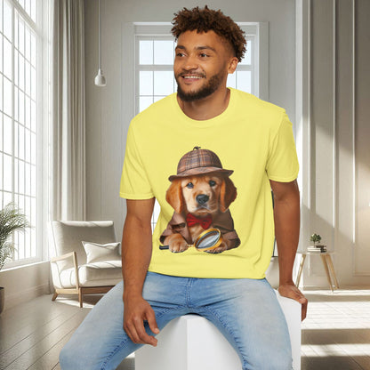 Detective Dog | Unisex Soft T-shirt