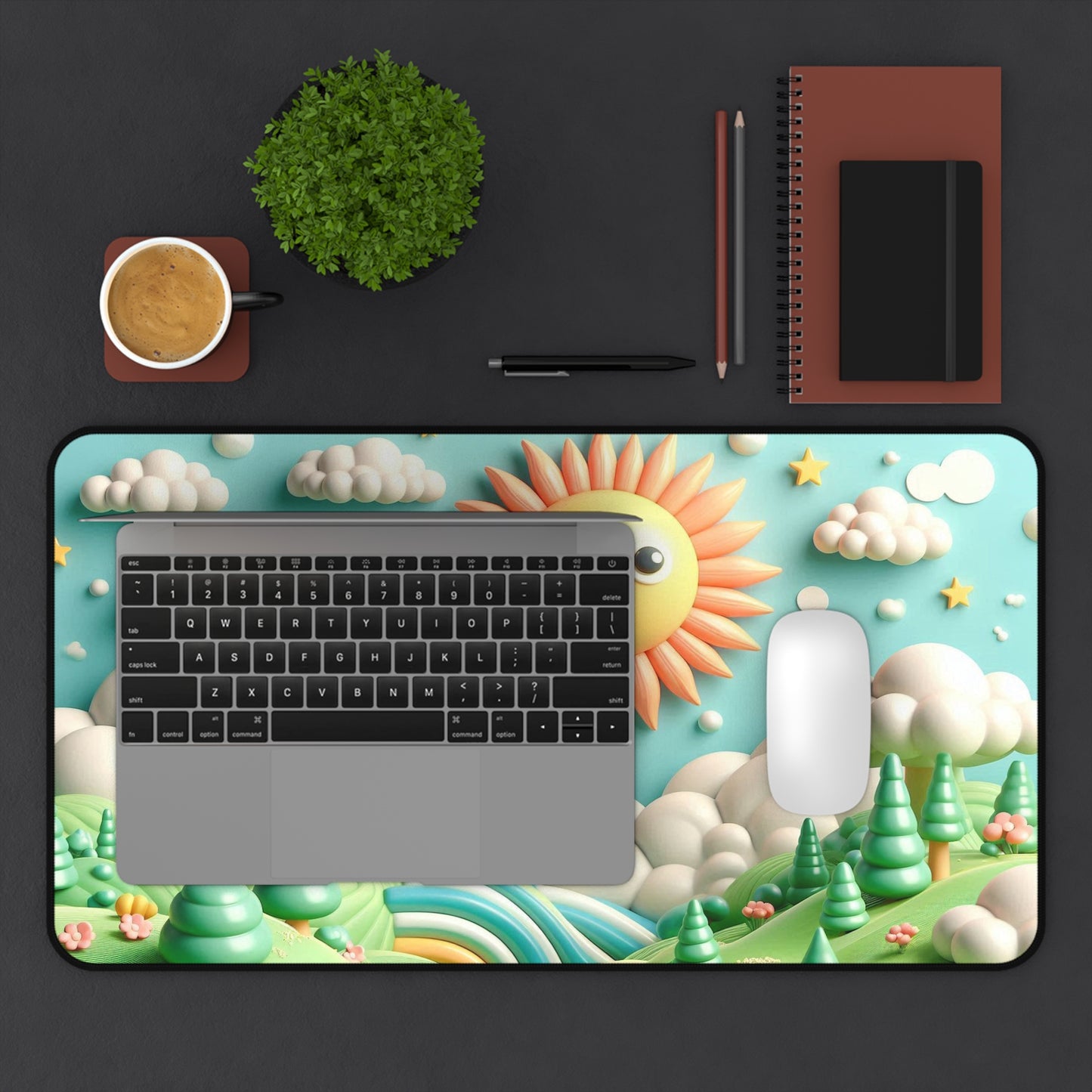 3D Effect Scenery for Kids | Desk Mat