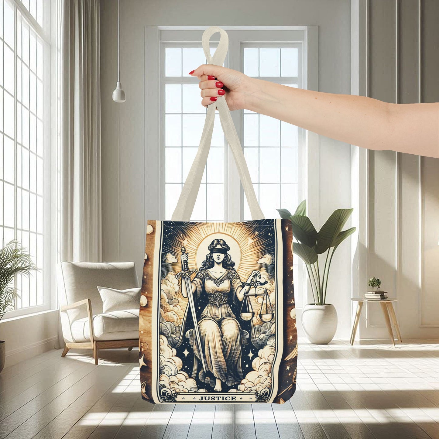 Justice Tarot Card | Tote Bag