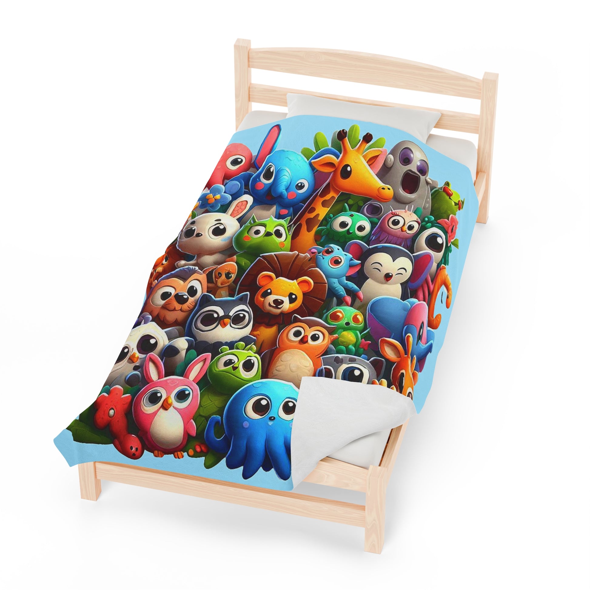 Baby Animals | Kid's Velveteen Plush Blanket