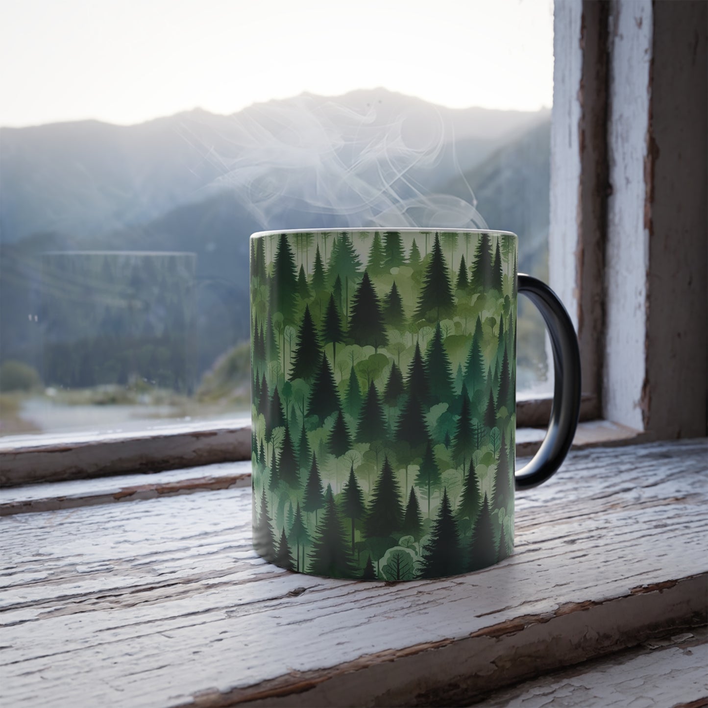 Forest Trees | Color Morphing Mug, 11oz