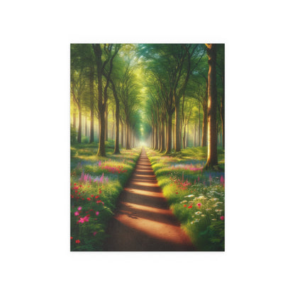 Forest Path | Indoor and Outdoor Silk Poster