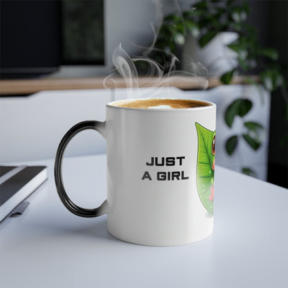 Just a Girl Who Loves Frogs | Color Morphing Mug, 11oz