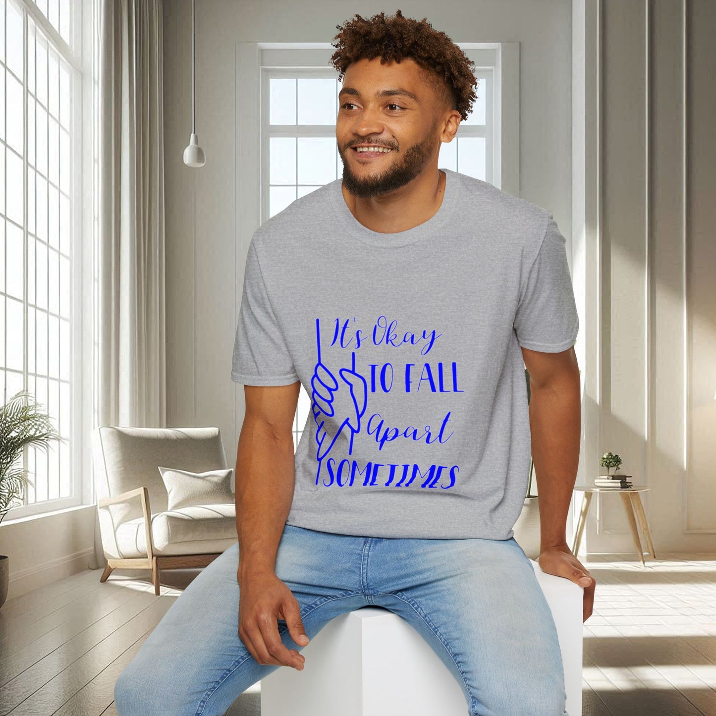 Il est normal de s'effondrer parfois | T-shirt doux unisexe