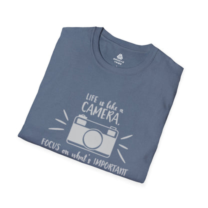 Cita positiva sobre la vida | Camiseta unisex suave