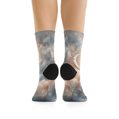 Imagerie céleste onirique | Chaussettes confortables