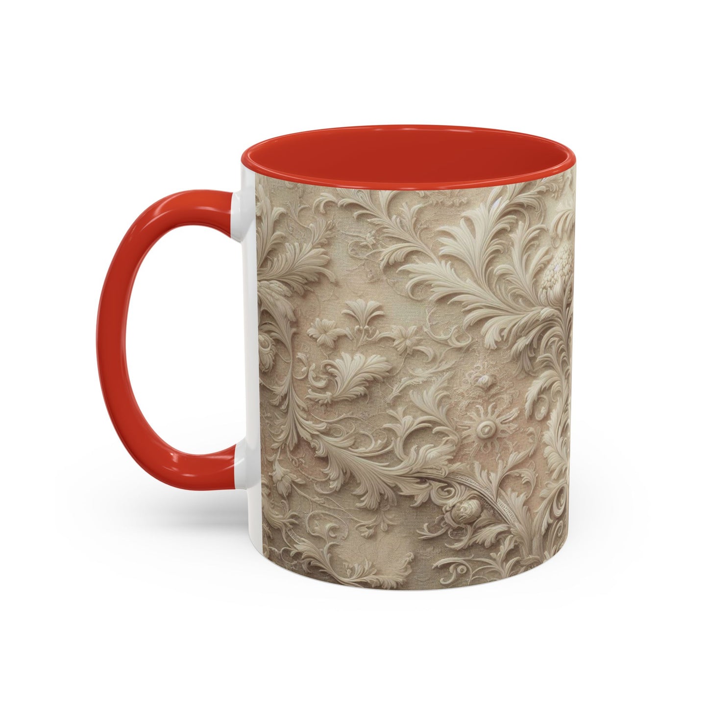 Dentelle victorienne | Tasse à café Accent (11 oz)