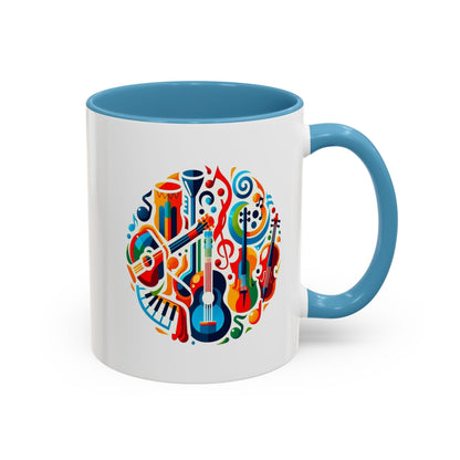 Musical Instruments | Accent Coffee Mug (11, 15oz)