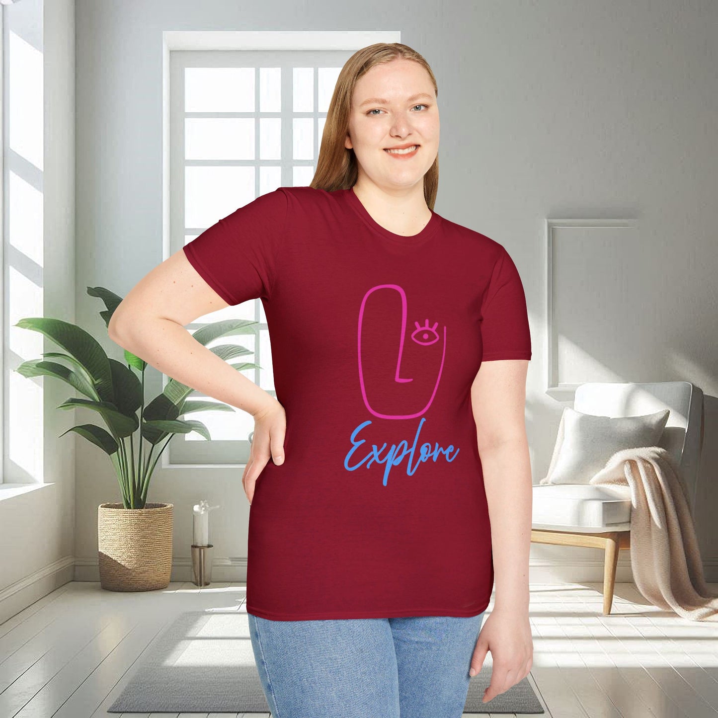 Explorez et voyagez | T-shirt doux unisexe