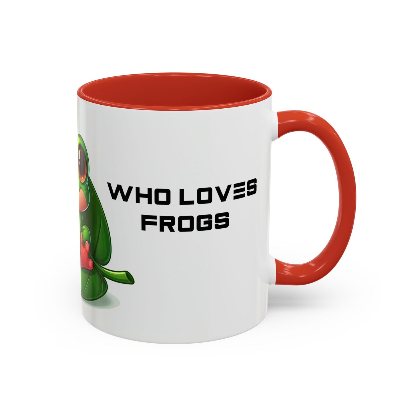 Just A Girl Who Loves Frogs | Accent Coffee Mug (11, 15oz)