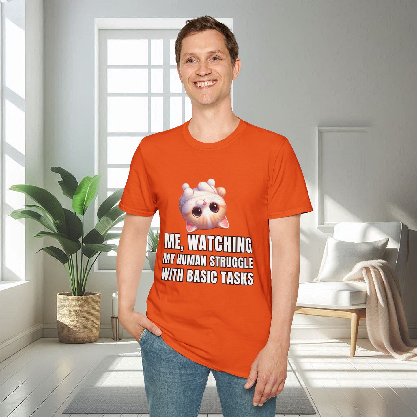 Watching My Human | Unisex Soft T-shirt