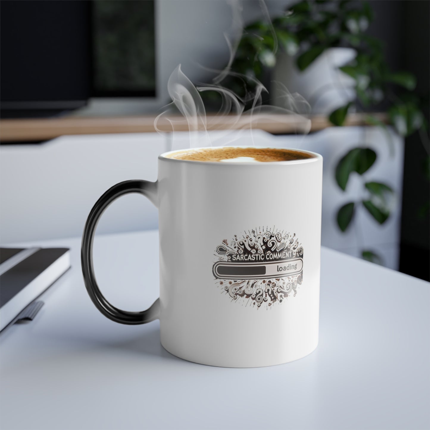 Chargement de commentaire sarcastique | Tasse à changement de couleur, 11 oz