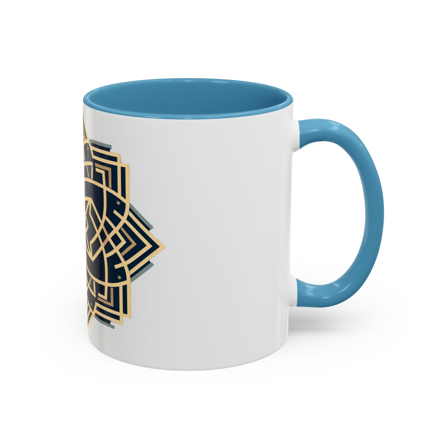 Royal Geometric Pattern | Accent Coffee Mug (11, 15oz)