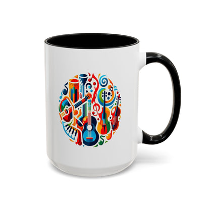 Musical Instruments | Accent Coffee Mug (11, 15oz)