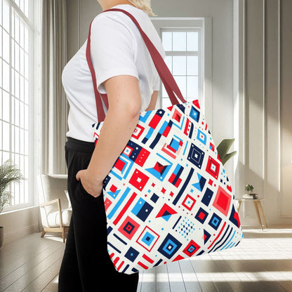 Modern Multicolored Abstract Shapes | Tote Bag