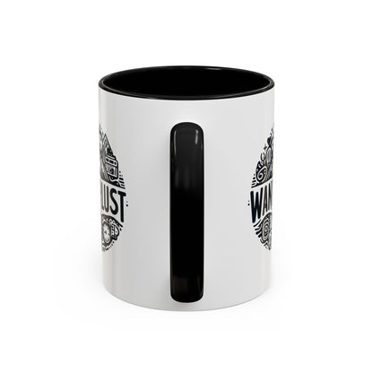 Wanderlust for the Travelling Soul | Accent Coffee Mug (11, 15oz)