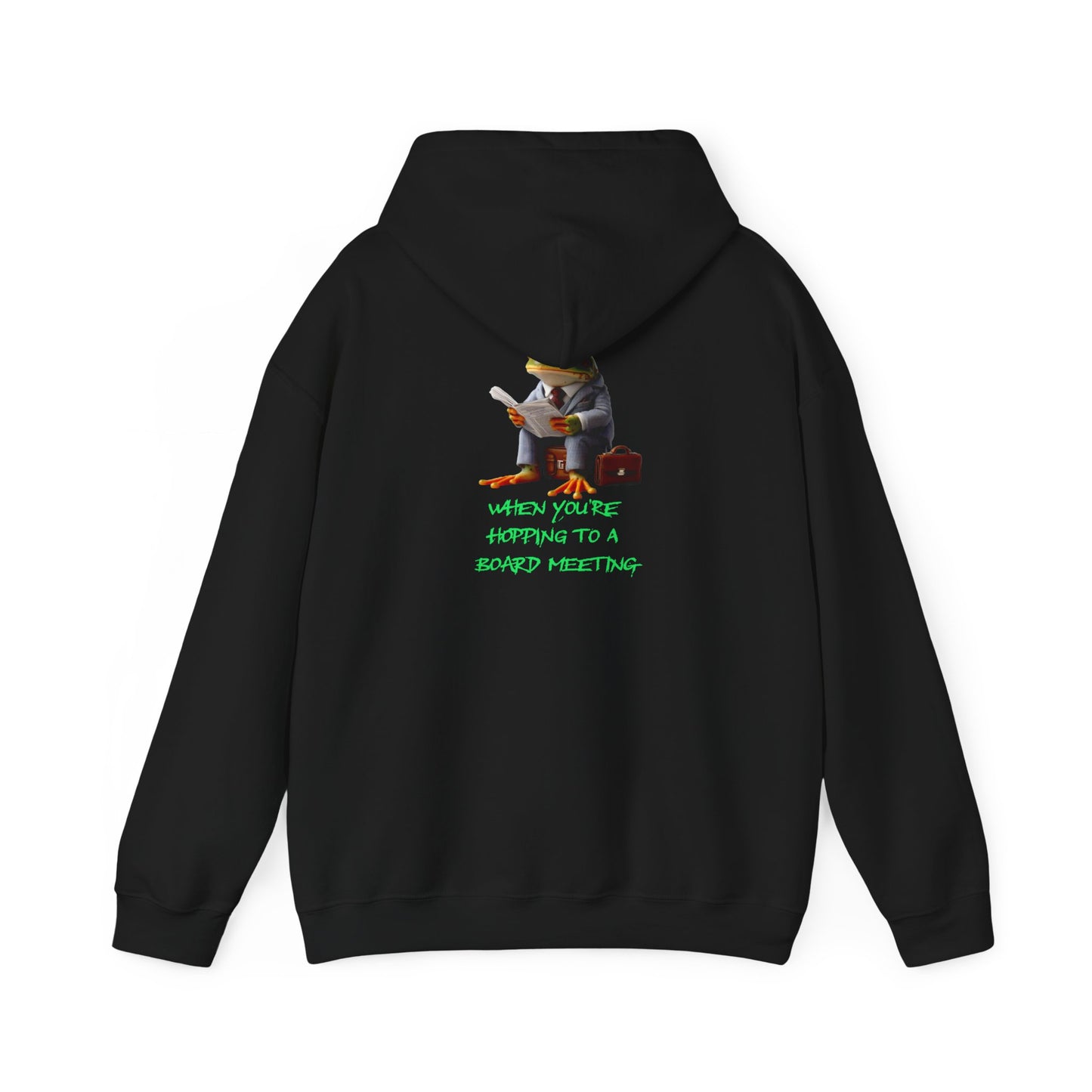 Hopping to a Board Meeting | Unisex Heavy Blend™ Hooded Sweatshirt