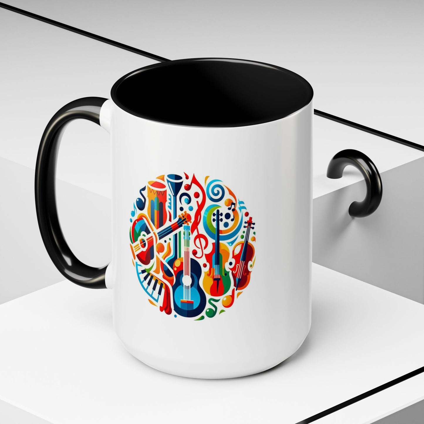 Musical Instruments | Accent Coffee Mug (11, 15oz)