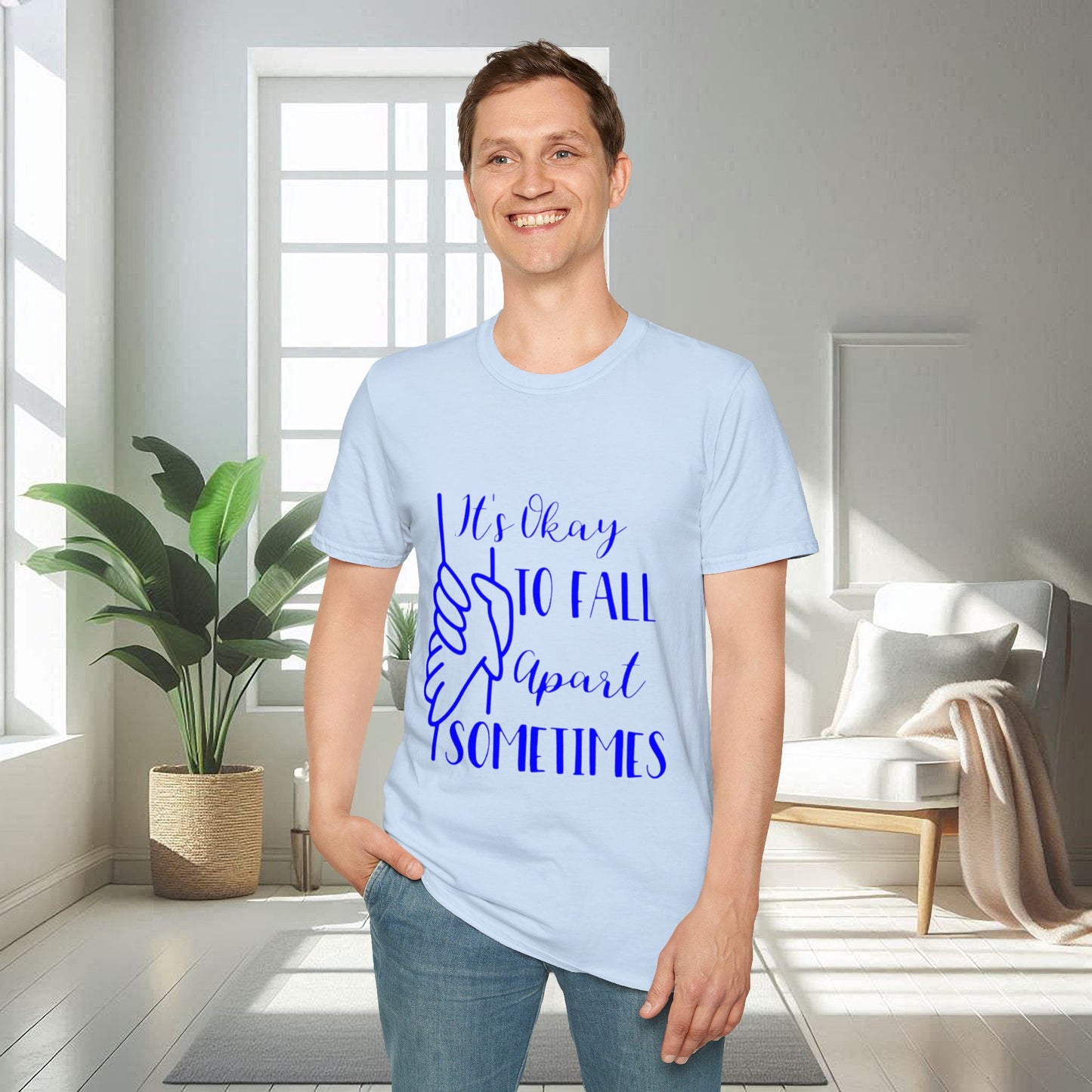 Il est normal de s'effondrer parfois | T-shirt doux unisexe