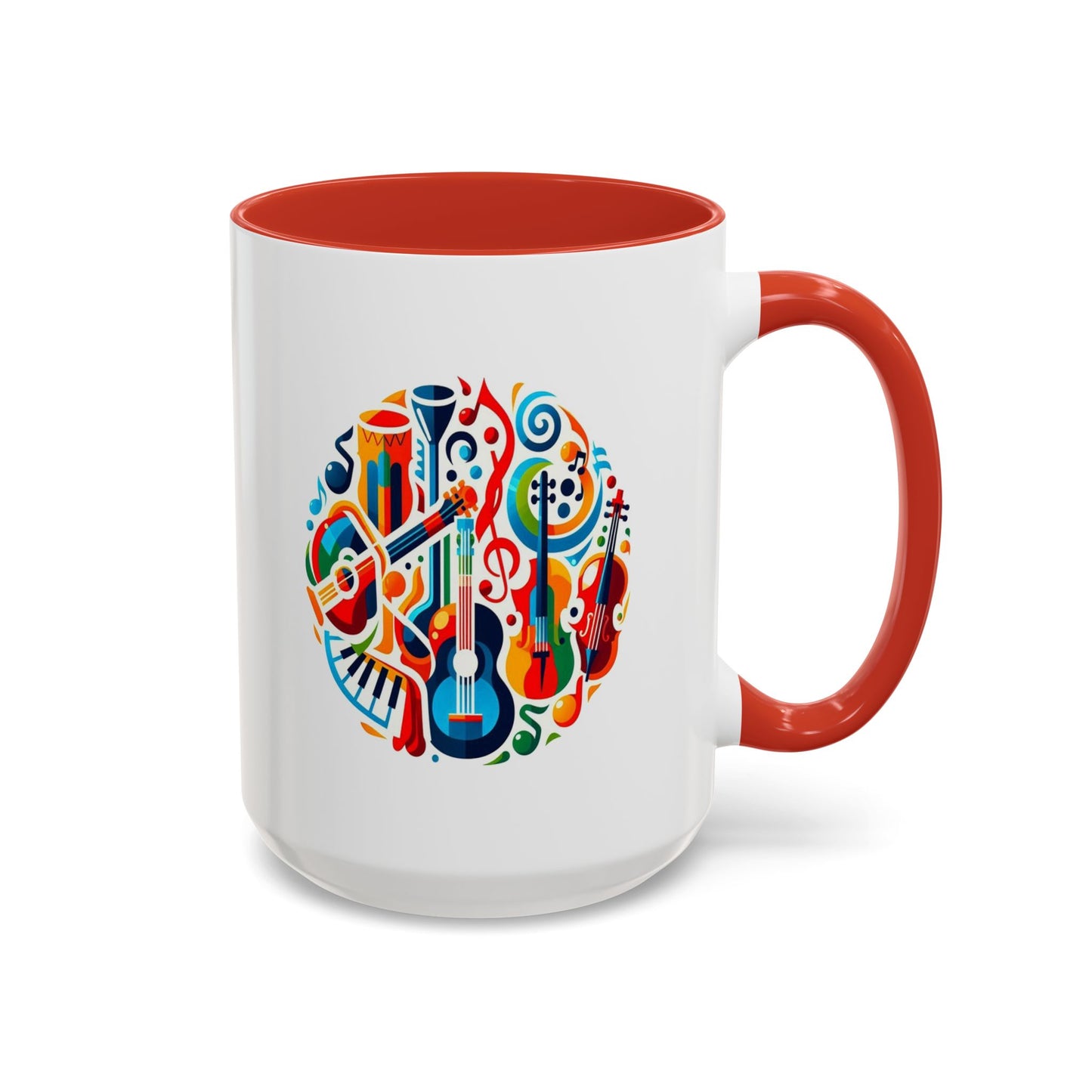 Musical Instruments | Accent Coffee Mug (11, 15oz)