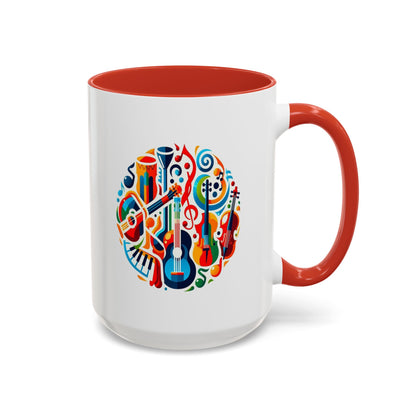 Musical Instruments | Accent Coffee Mug (11, 15oz)