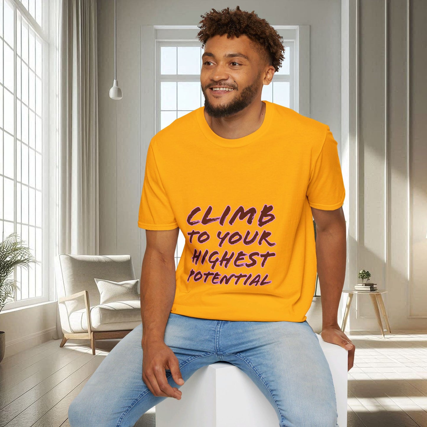 Climb To Your Highest Potential | Unisex Soft T-shirt