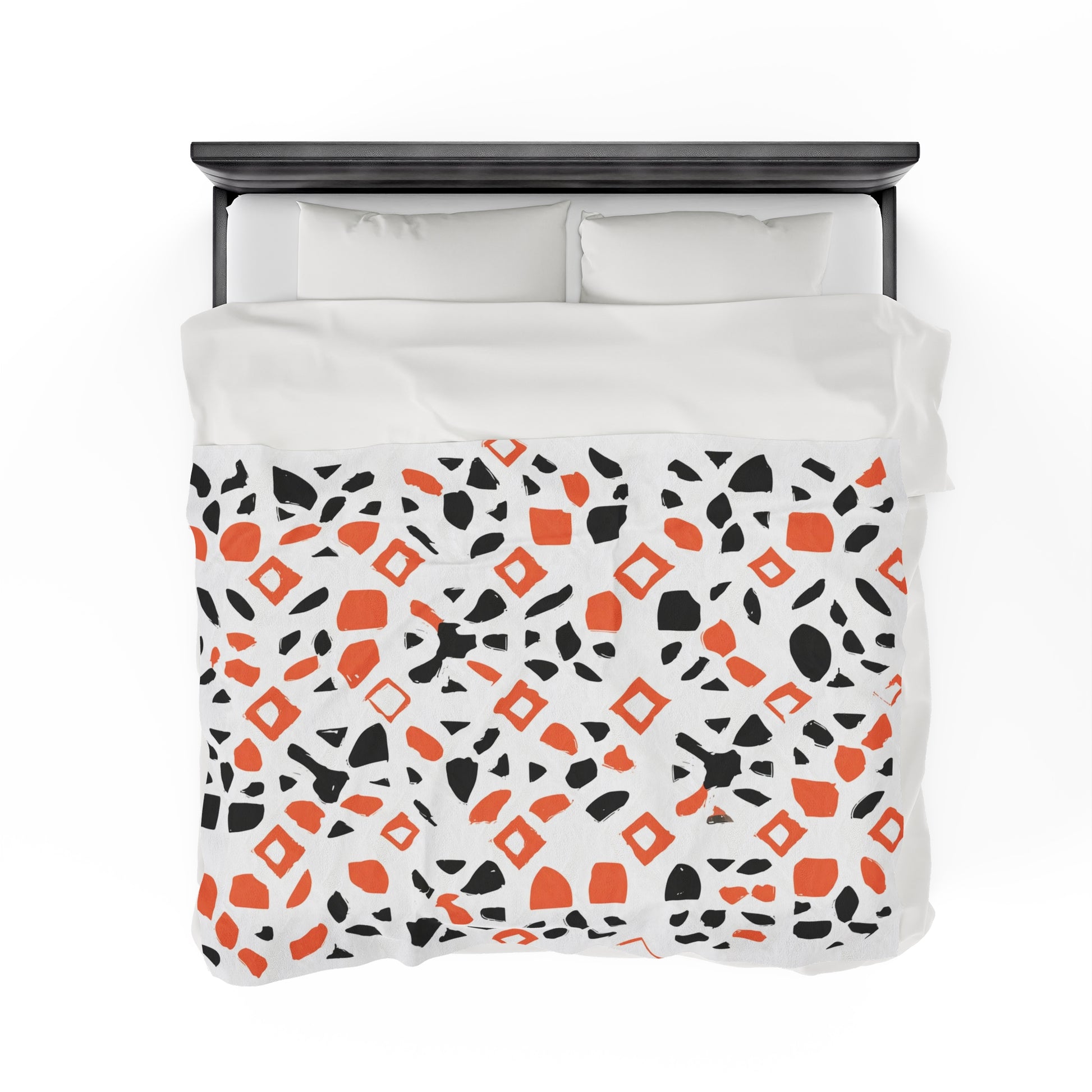 Modem Abstract Pattern | Velveteen Plush Blanket