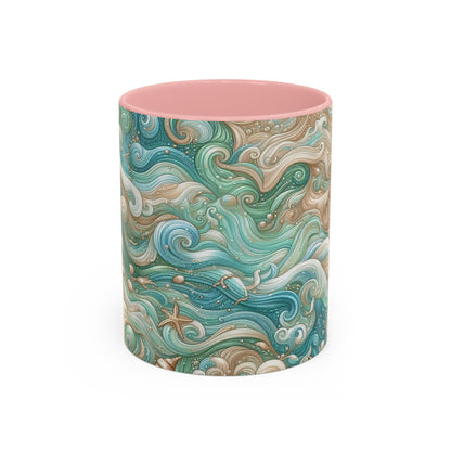 3D Ocean Beauty | Accent Coffee Mug (11oz)