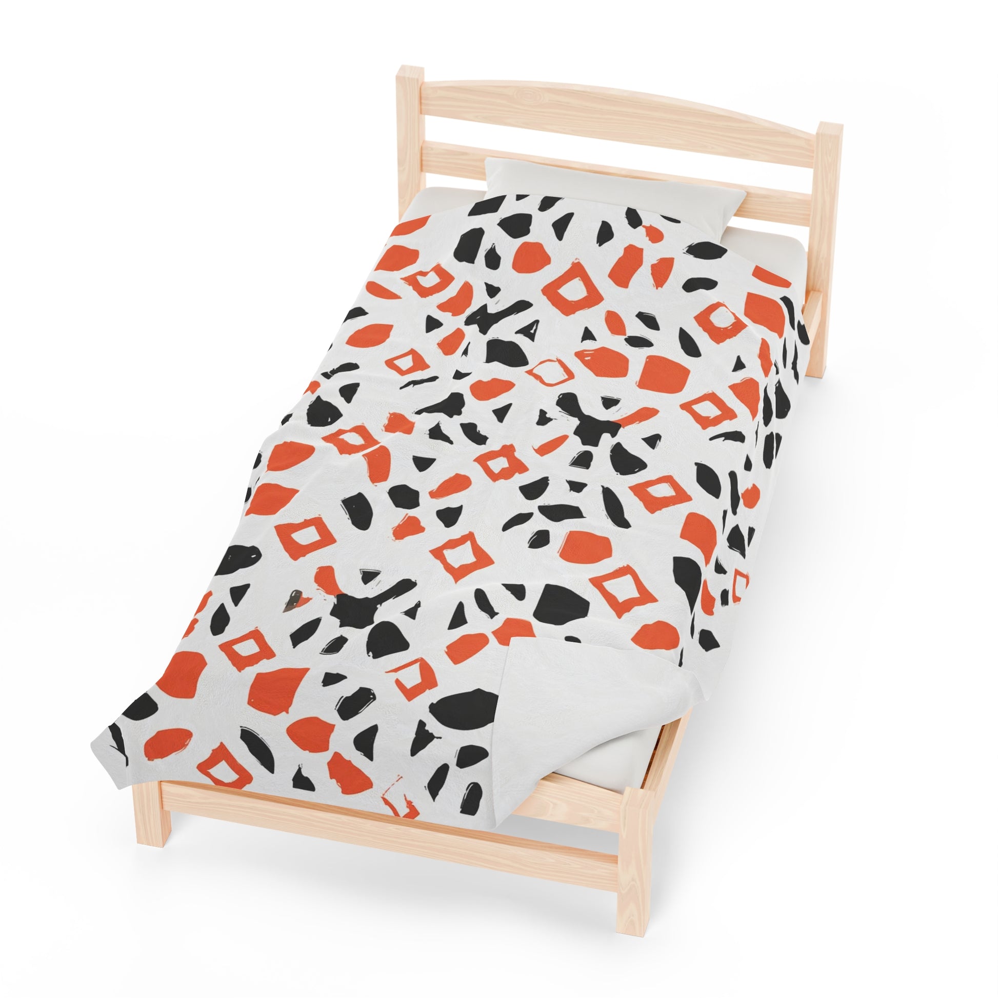 Modem Abstract Pattern | Velveteen Plush Blanket