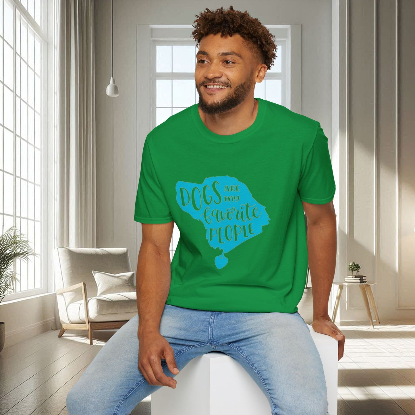 Les chiens sont mes personnes préférées | T-shirt doux unisexe