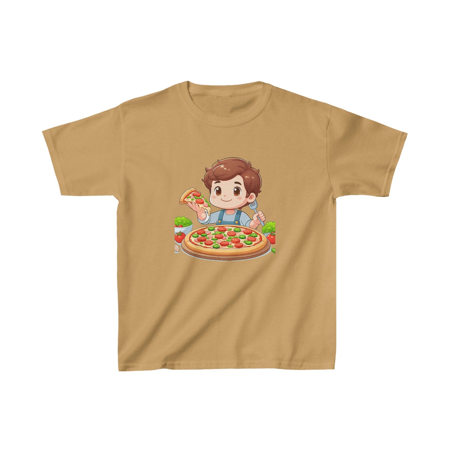 Camiseta de algodón pesado para niños Food Lover