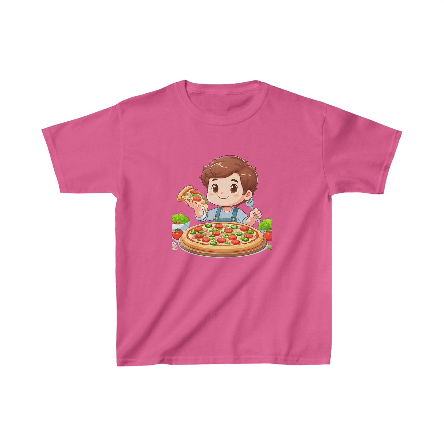 Camiseta de algodón pesado para niños Food Lover