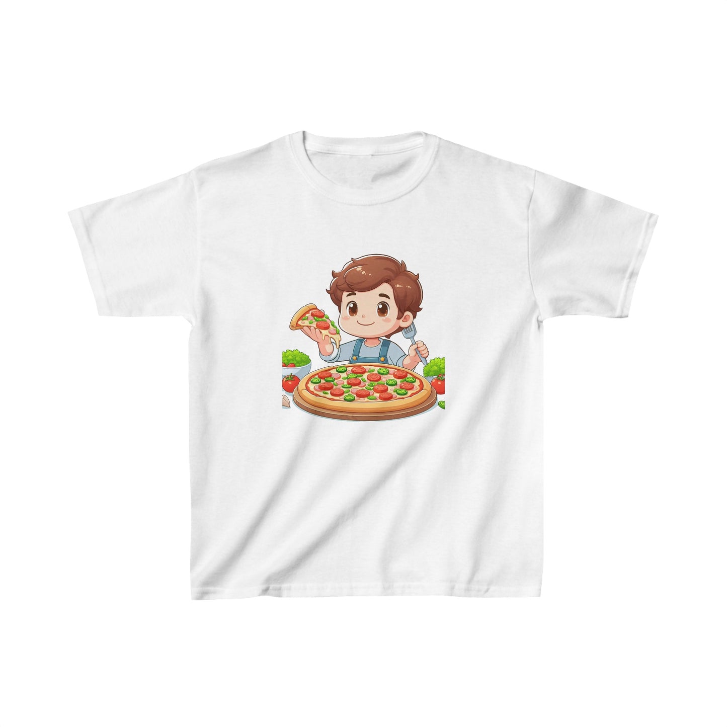 Camiseta de algodón pesado para niños Food Lover