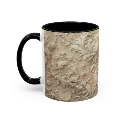 Dentelle victorienne | Tasse à café Accent (11 oz)