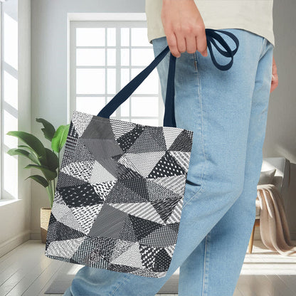 Black, White Abstract Shapes | Tote Bag